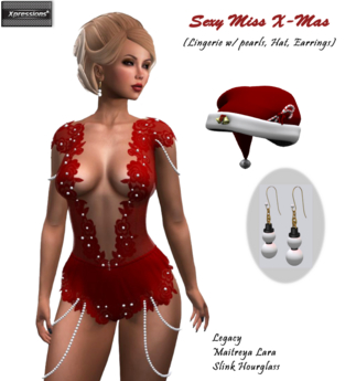 Second Life Marketplace - [Xprs] - Sexy Miss X-Mas (Maitreya Lara